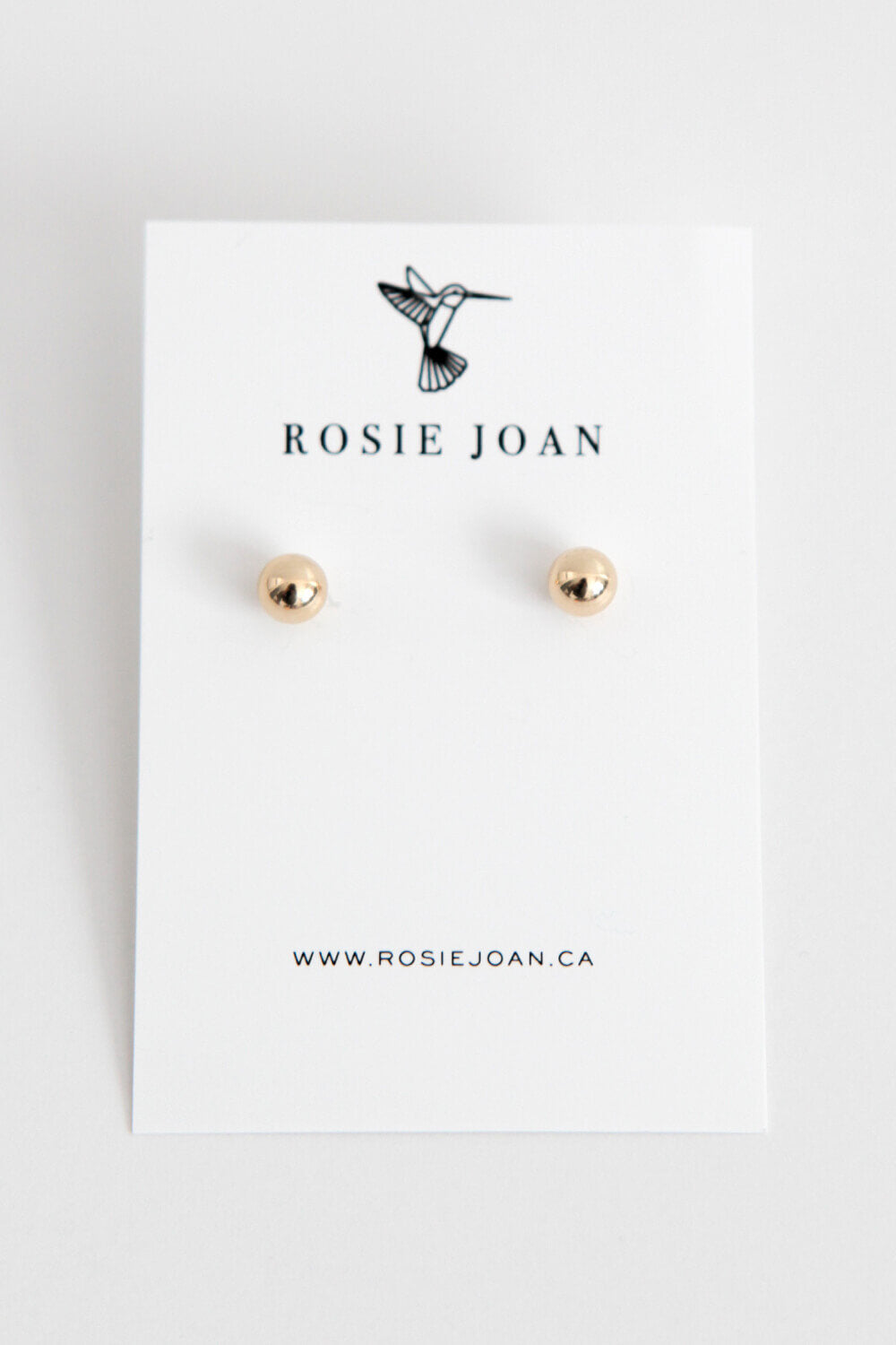 5mm 14K Gold Ball Stud earrings
