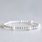4mm Multi Pearls - Silver
