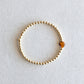 4mm Tiger's Eye Heart - Gold