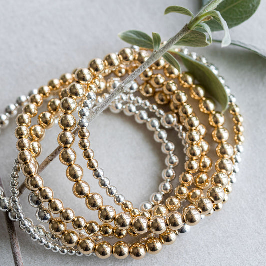 4mm Mixed Gold | Silver