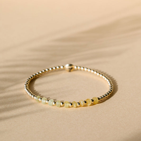 3mm Yellow Sapphire - Gold