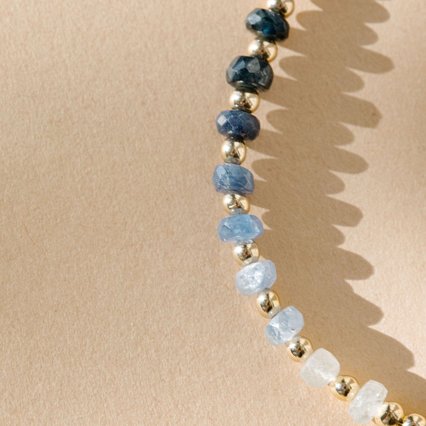 3mm Blue Sapphire - Gold