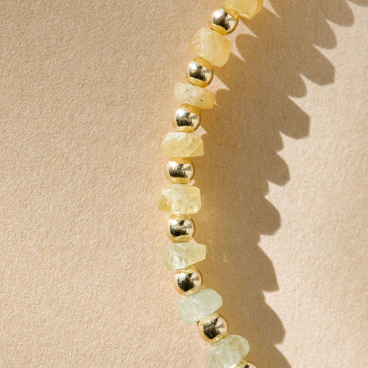 3mm Yellow Sapphire - Gold